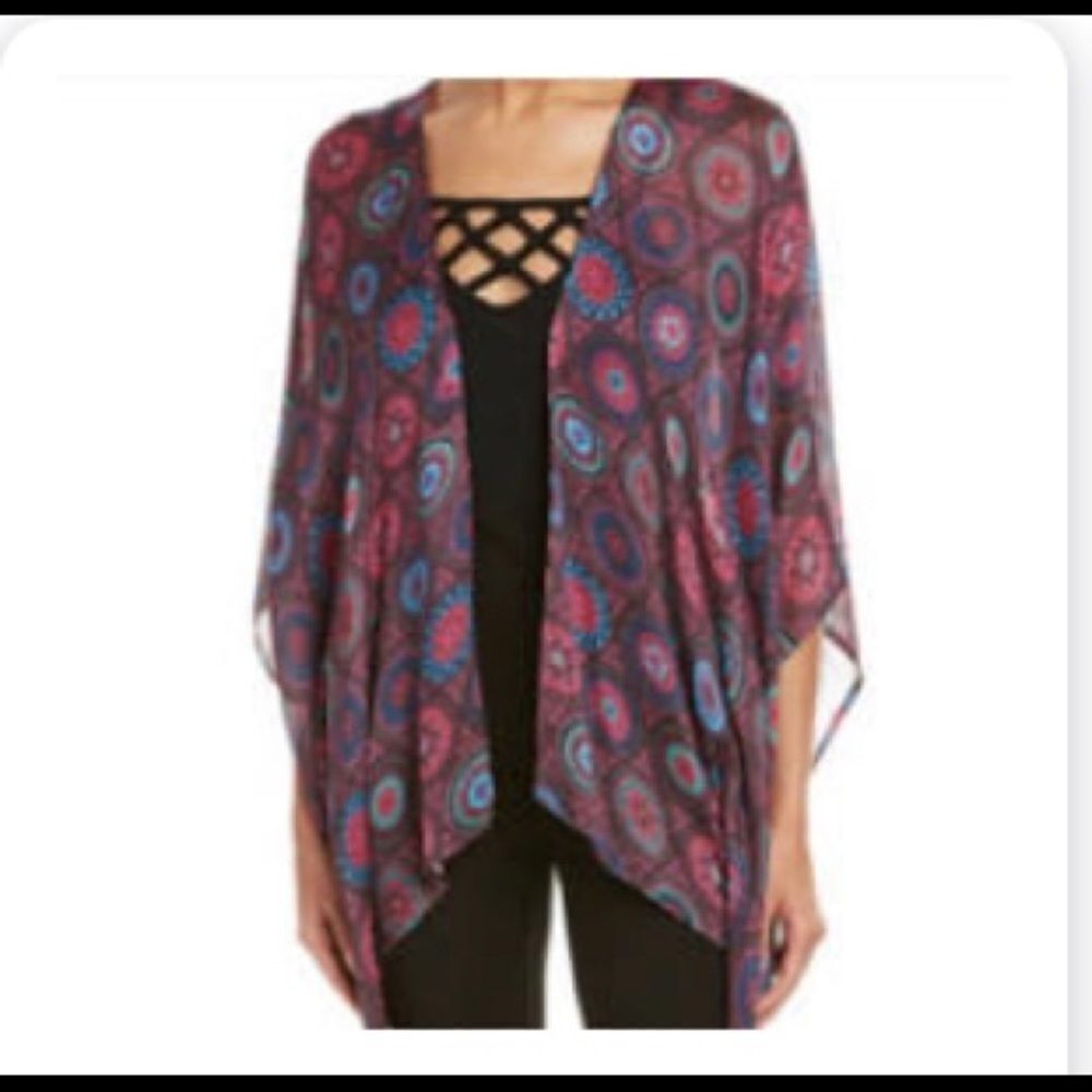 satva Akula kimono ocean depths print NWT, M/L